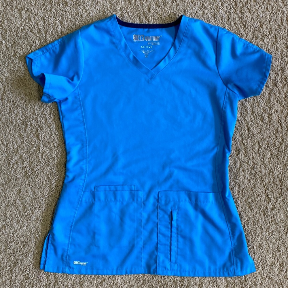 3 for $15 Grey’s Anatomy Active Turquoise Scrub Top